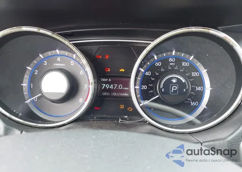 2012 Hyundai Sonata Se z USA, uszkodzony, nr VIN 5NPEC4AC8CH437748